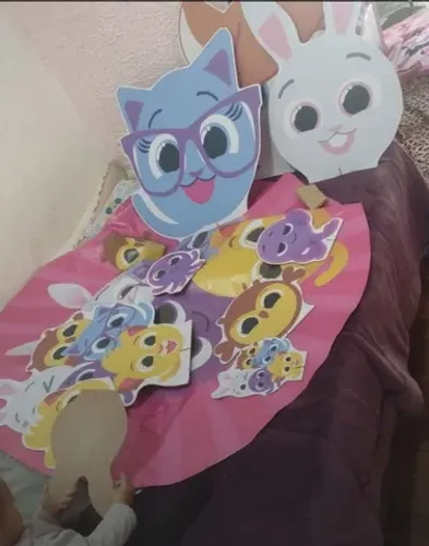 Decoracao bolo fofos 