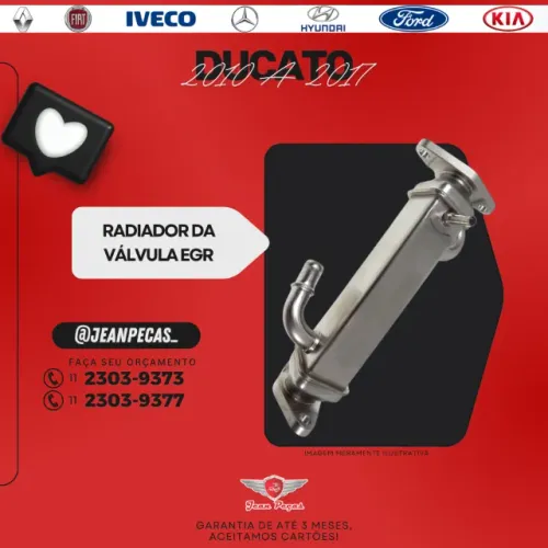 radiador valvula egr - ducato