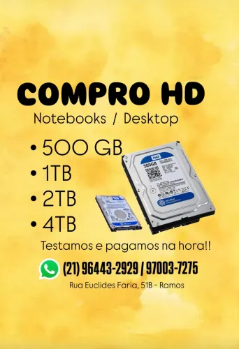 Hds 500GB 1TB 2TB 3TB 4TB