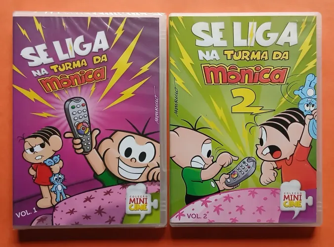 Dvd Se Liga na Turma da Mônica Vol. 1 e 2
