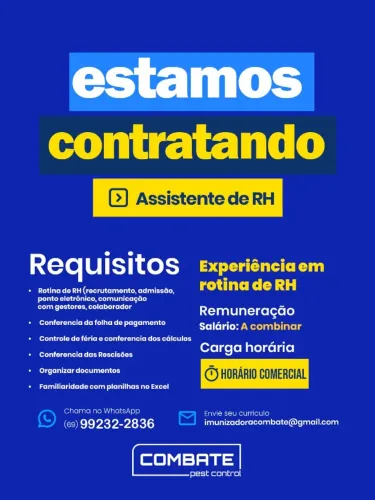 Assistente de RH com Experiência 