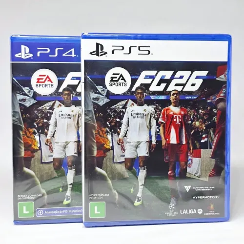 Últimas unidades FC26 ps4 e ps5 novos