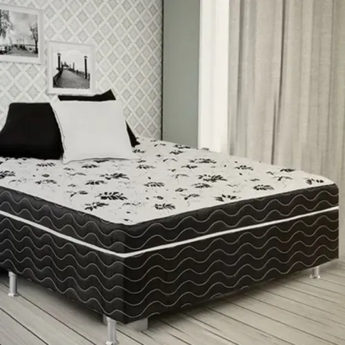 Cama Box Casal com pés _ A Melhor de Salvador