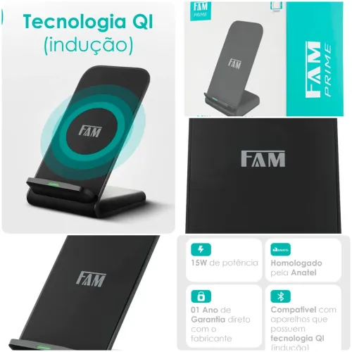 Carregador de Celular Sem Fio por Indução