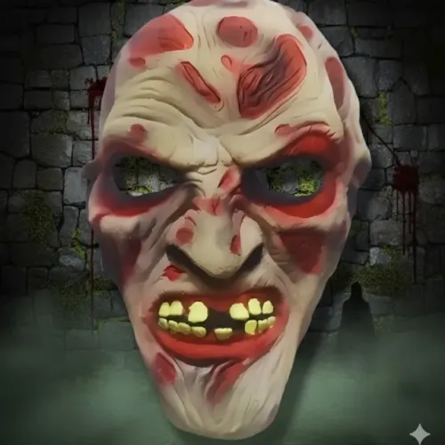 kit Máscaras de Halloween - Freddy, Coringa, Momo e Bruxa - Pronta Entrega!