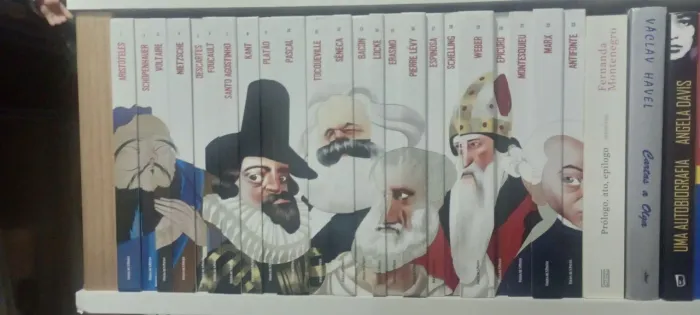 Coleção filosofia Grandes Nomes do Pensamento Folha 23 volumes