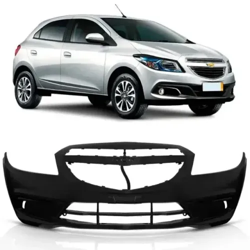 Parachoque Dianteiro Onix Ls 2012 a 2016 Preto Liso R2A