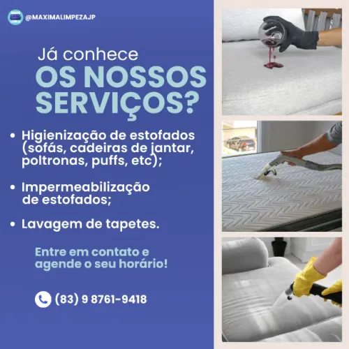 Limpeza de colchão