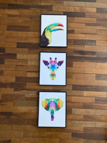 Quadros Decorativos Geométricos de Animais