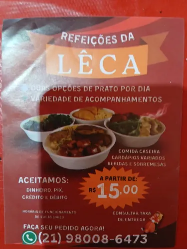 Fornecemos quentinhas
