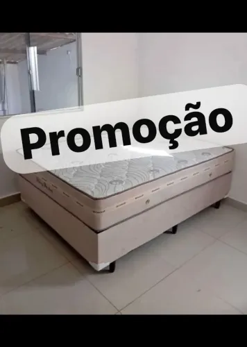 Cama box colchão e base