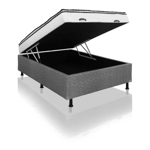 Cama box baú solt.molas ensacadas 
