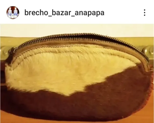 Antiga Carteirinha de Couro Natural.