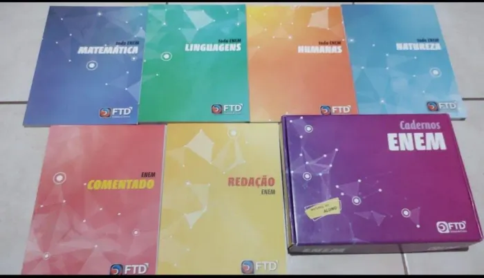 Box completo: Cadernos Enem - Material do Aluno