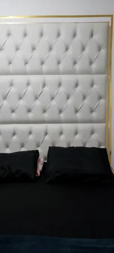 Cabeceira de Cama Estofada Luxuosa