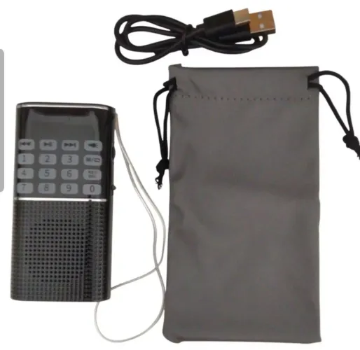 RADIO FM GRAVADOR LANTERNA