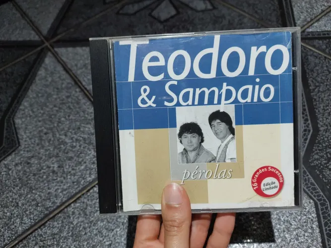 CD original Teodoro e Sampaio coleção Pérolas