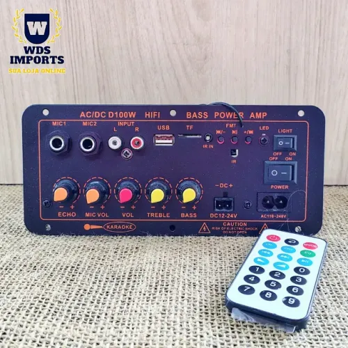 Placa de Som Amplificada 100W