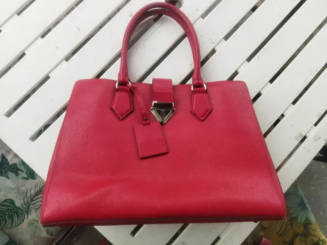 Bolsa de mão vermelha Schutz 