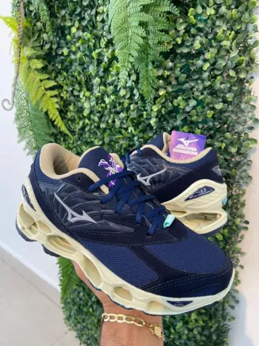 Tênis Mizuno Wave Prophecy LS - Azul Marinho