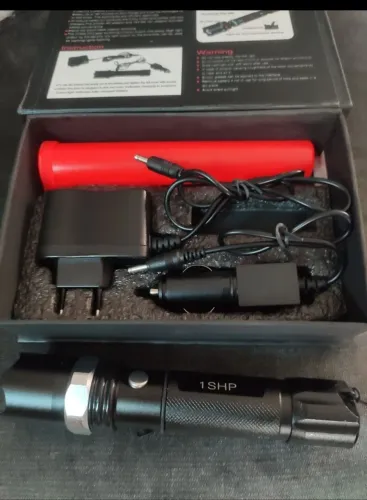 Kit lanterna recarregável