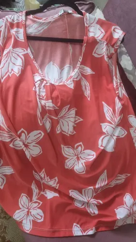 Blusa de malha com Estampa Floral