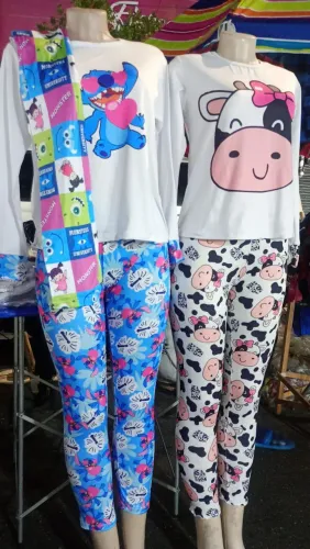 Pijamas temáticos No ATACADO APARTIR DE 6 PECAS 