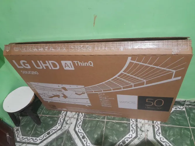 Caixa de tv 50 polegadas smart