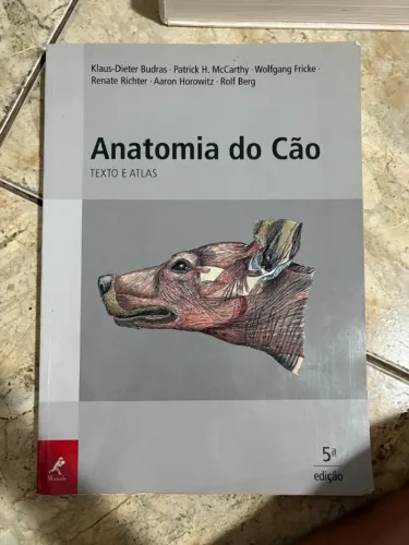 LIVRO ANATOMIA DO CÃO 5ª EDIÇÃO MANOLE