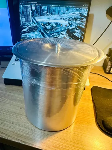 Lixeira de Embutir de 5 Litros (aço inox)