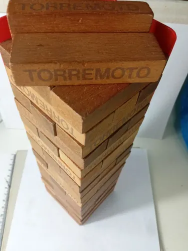 Jogo Torre Moto Estrela Anos 90 (Jenga)