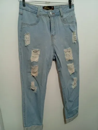 Calça jeans feminina despojada