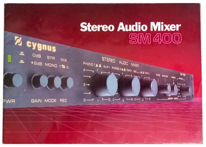 MANUAL DE INSTRUÇÕES CYGNUS - MIXER SM-400