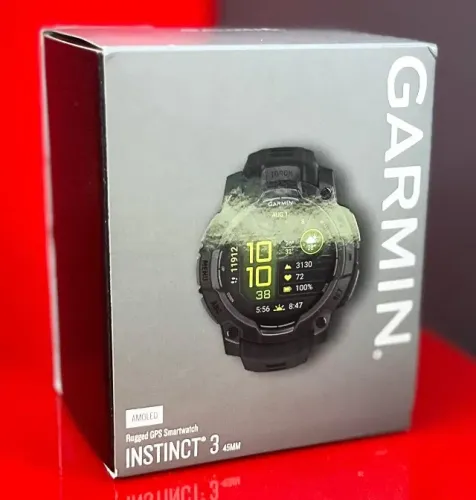 Garmin Instinct 3 Amoled - 45mm - 010-02936-00 - Produto Novo com Garantia da Loja