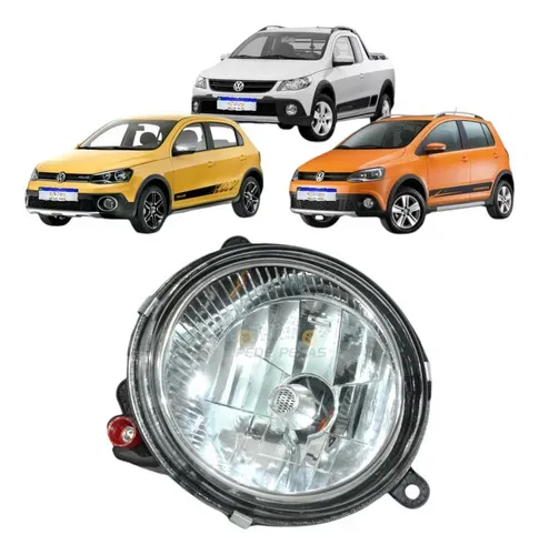 Farol Milha Vw Saveiro Gol Crossfox 2010 2011 2012 A 16 Novo