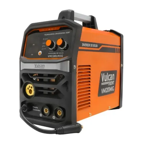 Máquina Inversora de Solda 200AMP Bivolt Painel Digital VMI201MIG Vulcan