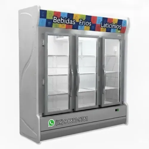 Geladeira Expositor 3 portas ACFM 1450 Litros Fricon