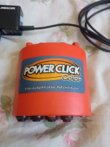 Power click amplificador pra fone de ouvido retorno auricular 