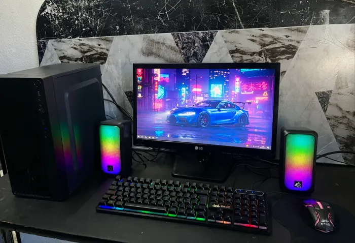 Computador Completo Intel Core i5 + SSD + Monitor LG 19 + Kit Gamer RGB