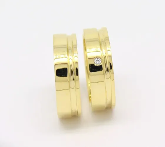 ALIANÇAS DE OURO FABRICAÇÃO DE JÓIAS EM OURO E PRATA