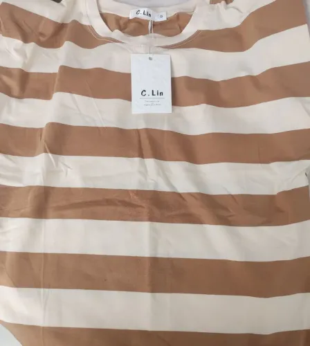 Blusa algodão listras