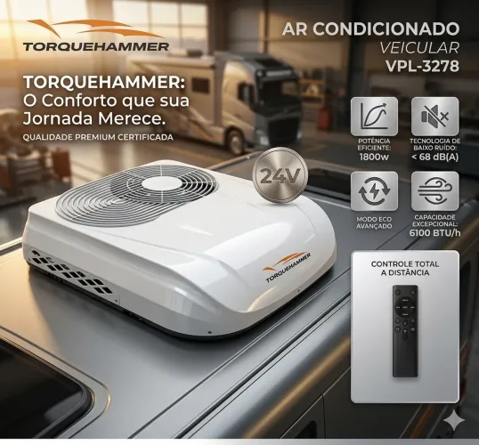 Oportunidade Ar condicionado para caminhão 24v