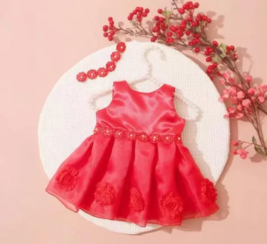 Vestido vermelho para rn ou ensaio newborn
