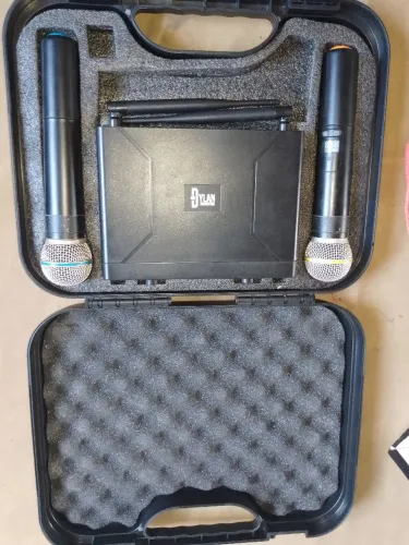 Microfone sem fio profissional 