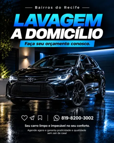 LAVAGEM A DOMICÍLIO - Bairros do Recife