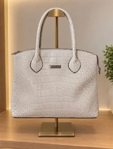 Bolsa feminina Grande Off White