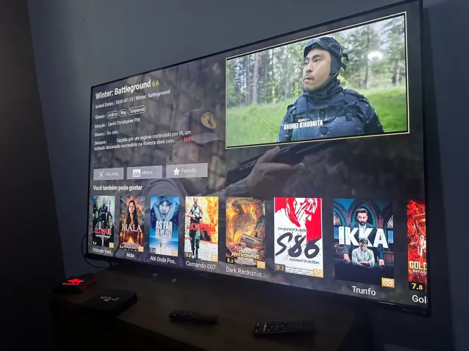 Smart tv 58? Androide impecável 