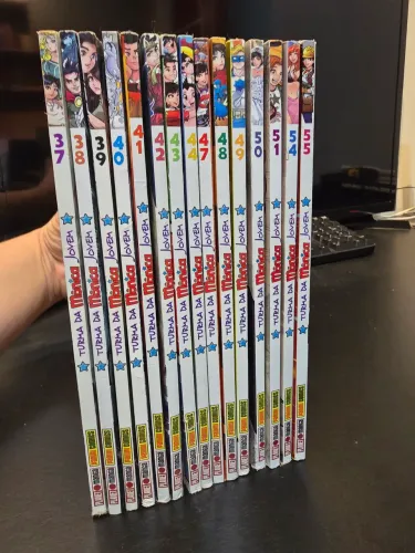Lote Mangás Turma da Mônica Jovem - 15 Volumes (Edições de 37 a 55) - Panini