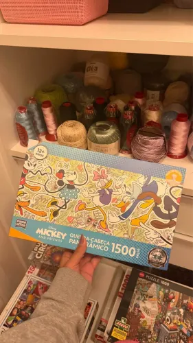 QUEBRA CABEÇA PANORÂMICO DISNEY 1500 PEÇAS GAME OFFICE