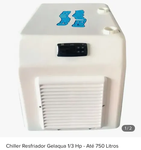 Chiller Gelaqua 1/3 Hp até 750 litros